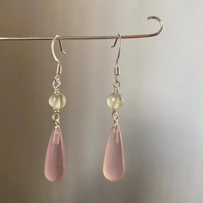 Wholesale Retro earrings, niche high-end earrings, temperament, water droplet ear clip