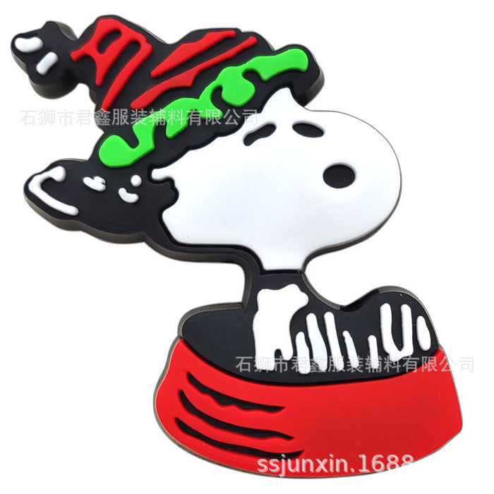 Wholesale 50pcs hole shoes soft rubber decorative buckle shoe accessories