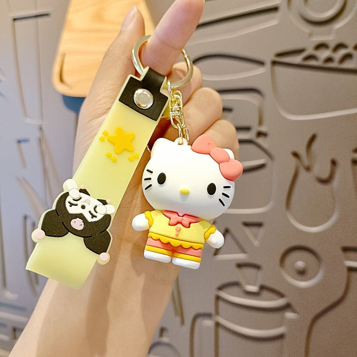 Wholesale Silicone Cartoon Doll Keychain JDC-KC-MingT205