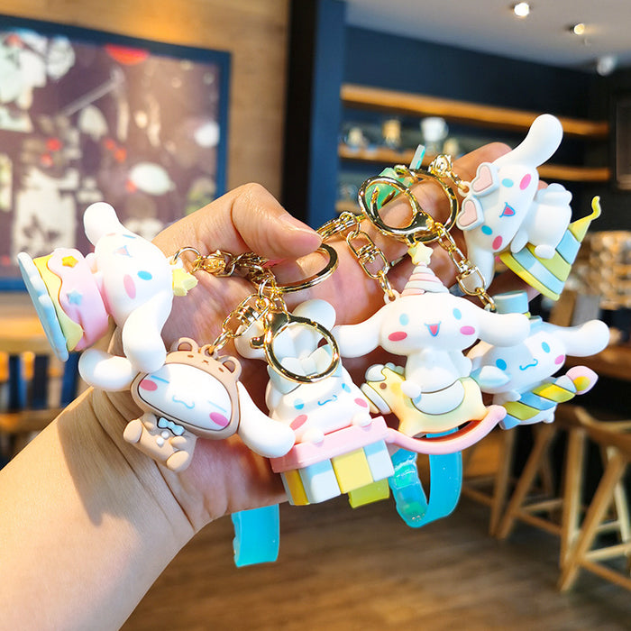 Wholesale Cartoon Doll Silicone Keychain JDC-KC-Tingm267