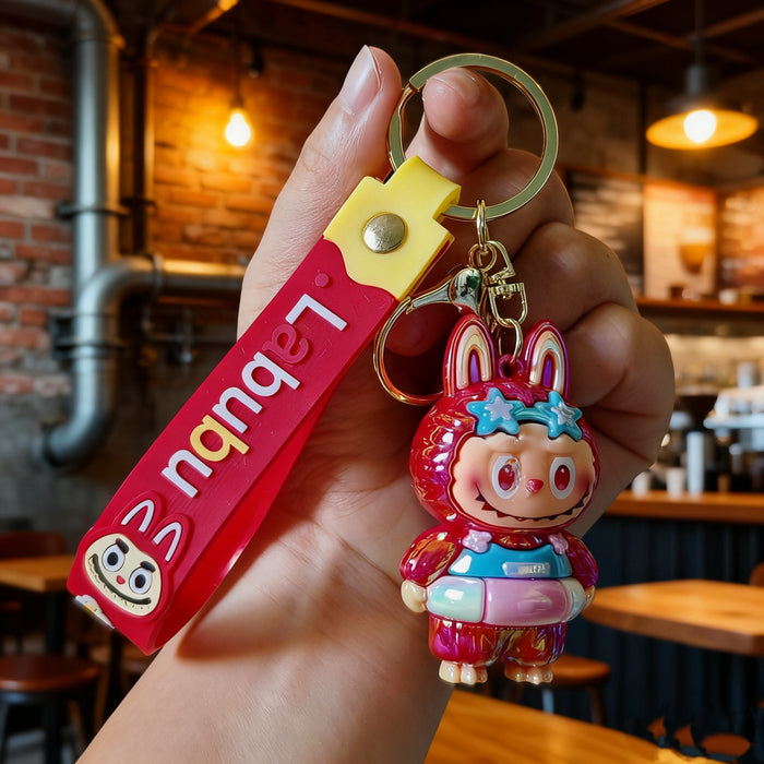 Wholesale Cute Silicone PVC Cartoon Keychains for Couples