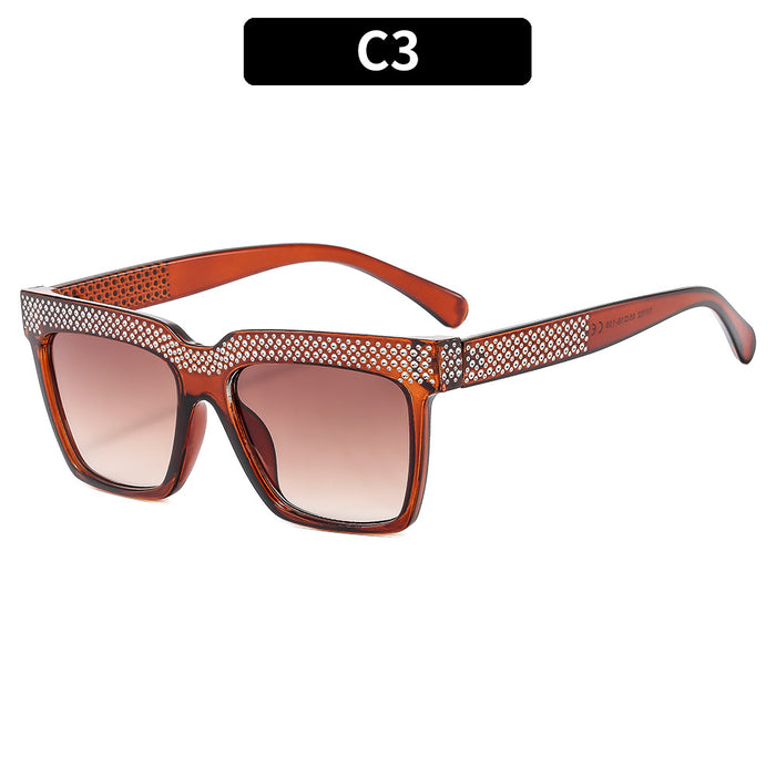 Wholesale Diamond-encrusted Anti-UV Women's PC Sunglasses JDC-SG-XIa073