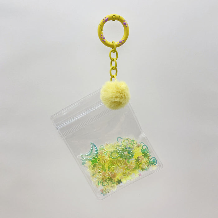 Wholesale transparent thick cute key chain pendant accessories