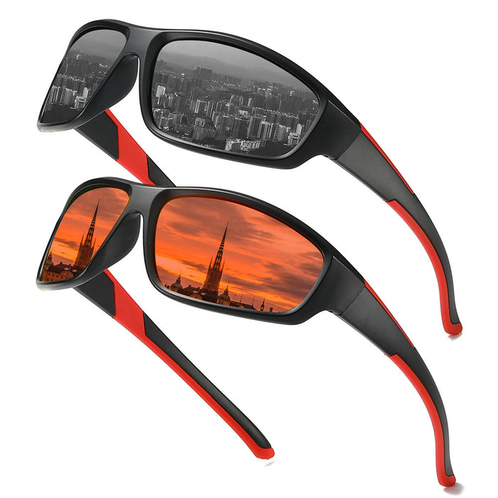Wholesale   men's sports glasses riding polarized sunglasses driving sunglasses  driving glasses