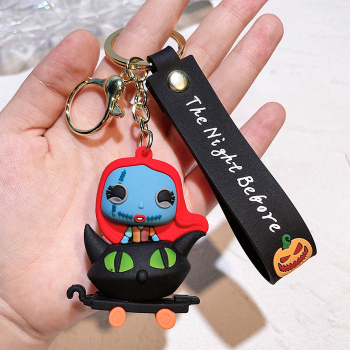 Wholesale Cartoon Silicone Doll Keychain JDC-KC-QiChao052