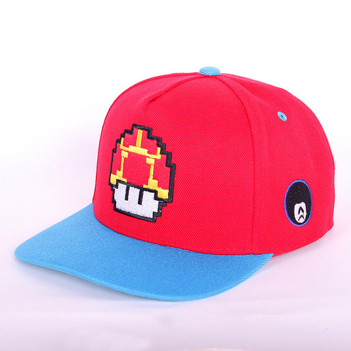 Wholesale New Hat Cosplay Performance Mario Flat Brim Baseball Cap JDC-FH-SXQ001