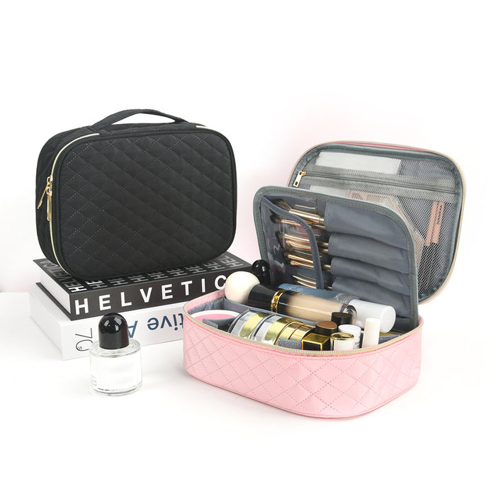 Wholesale New makeup bag can be easily disassembled, portable makeup storage bag, fashionable, large capacity, high-end makeup bag