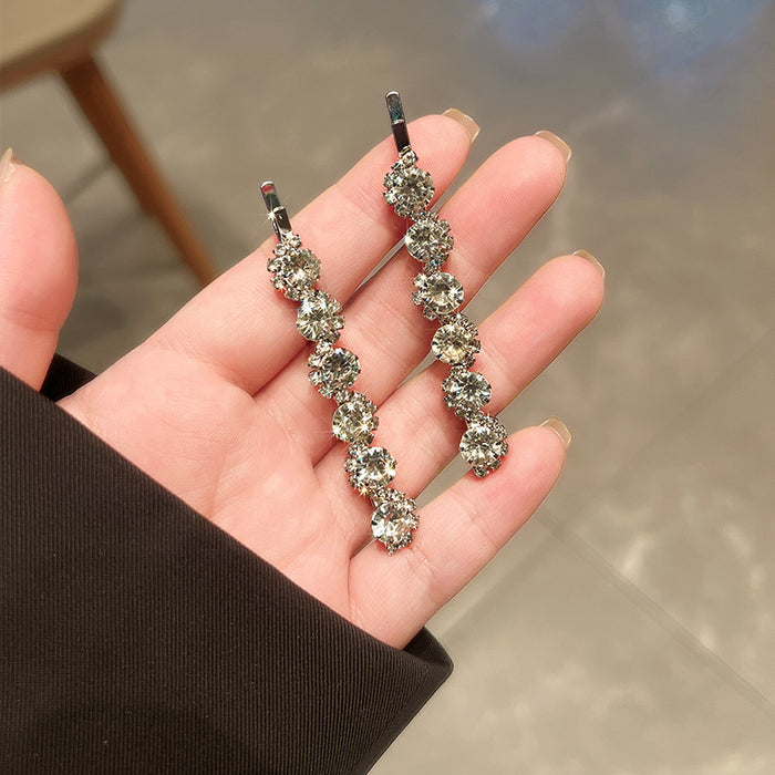 Wholesale Flash Diamond Hairpin Clip Bangs Fairy Temperament Side Clip