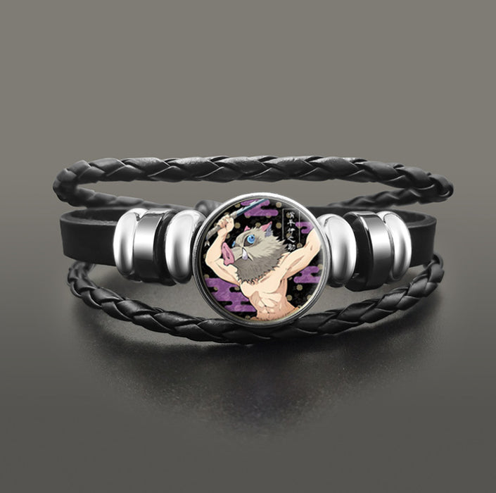 Wholesale Leather Cartoon Braided Bracelet JDC-BT-HaoH001