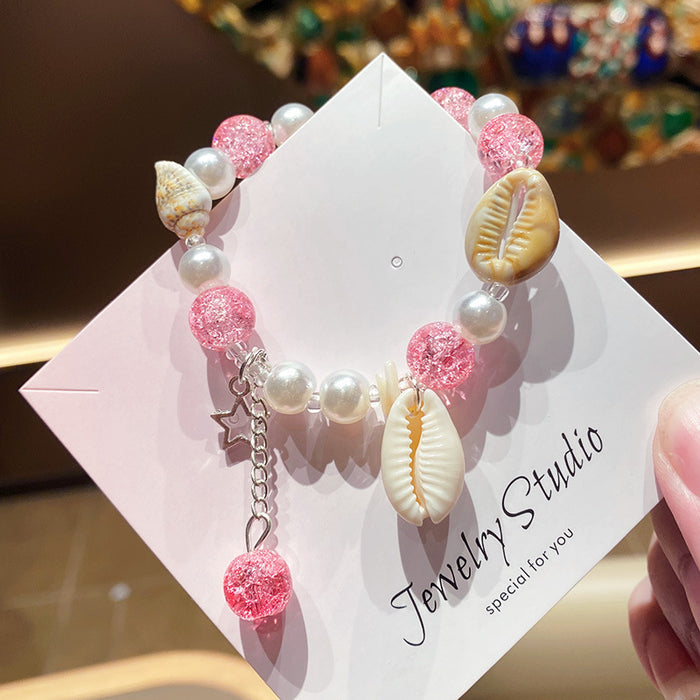 Wholesale Summer Shell Beaded Bracelet Trendy Jewelry Accessory MOQ≥3