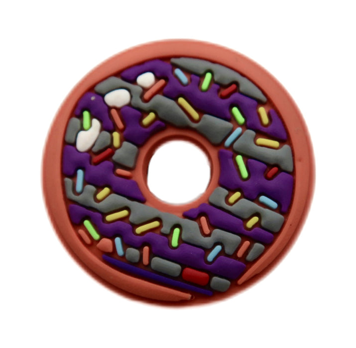 Wholesale Doughnut hole shoe flower shoe buckle PVC soft rubber shoe flower DIY accessory decoration buckle shoelace buckle in stock