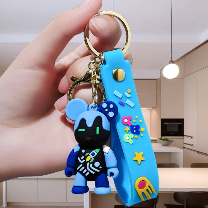 Wholesale Creative keychain cartoon figurine car keychain bag decoration