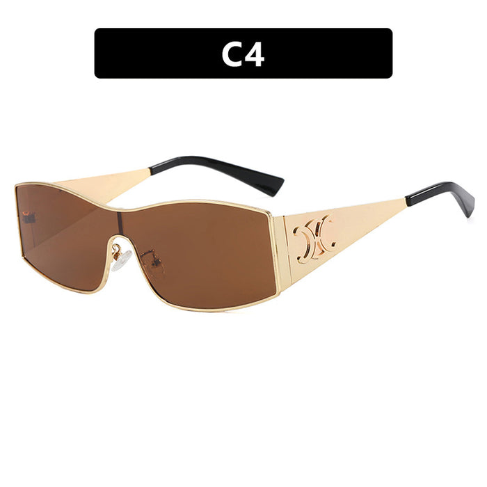 Wholesale Large frame connected sunglasses, high-end photography sunglasses, UV resistant and sunshade sunglasses