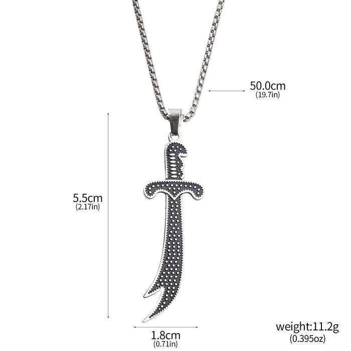 Wholesale Evil Eye Necklace Weapon Model Pendant Pendant