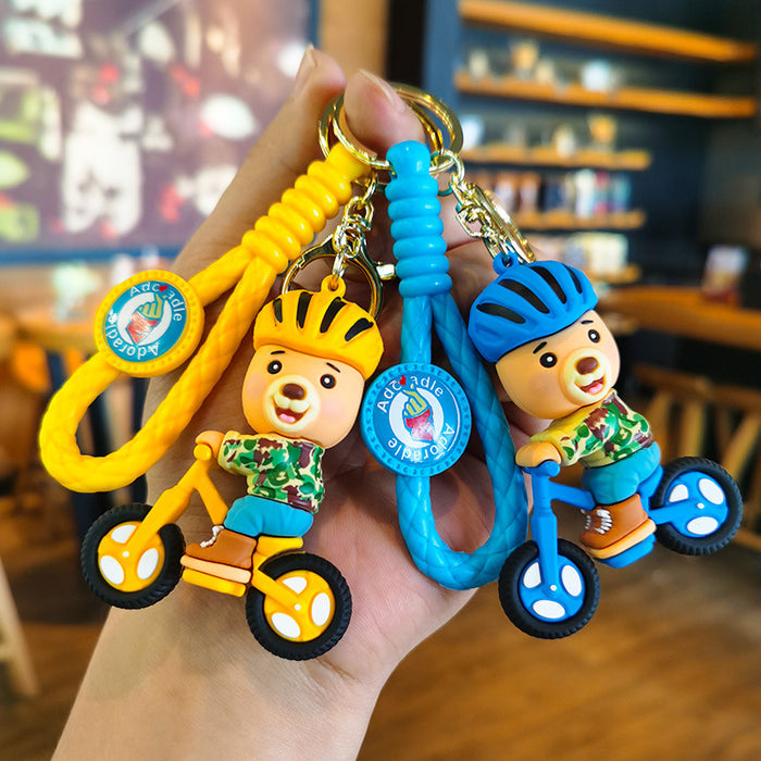 Wholesale Cartoon Doll 3D Rubber Keychain JDC-KC-Tingm078