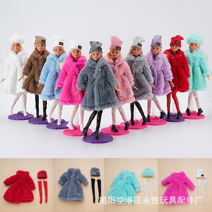 Wholesale Doll clothes plush suit clothes socks hat