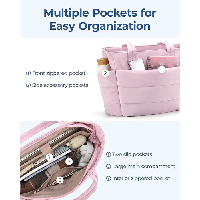 Wholesale Tote Bag Lightweight Puffy Tote Bag for Travel Work Beach Gym Store