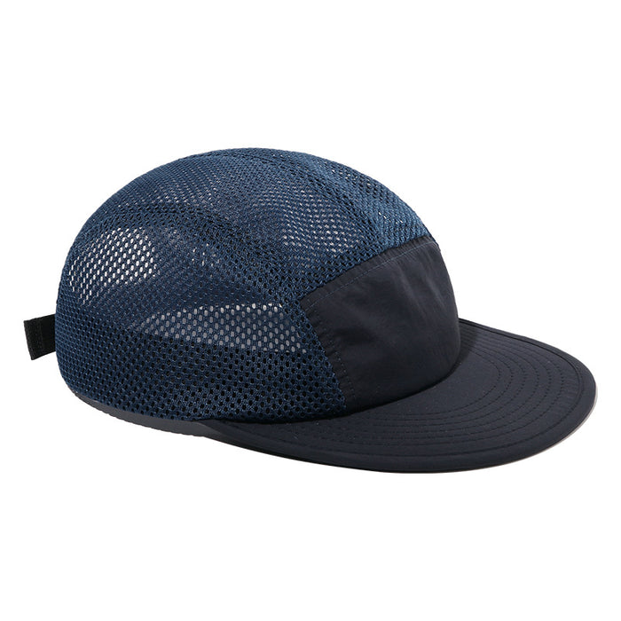 Wholesale Quick drying duckbill cap workwear, outdoor breathable baseball cap, mesh cap, sports camping cap