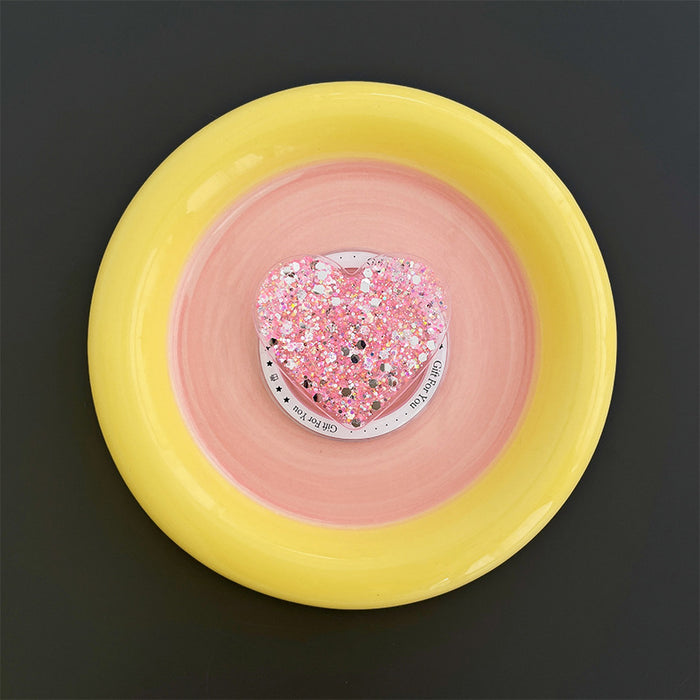 Wholesale sequins glitter mobile phone airbag stand