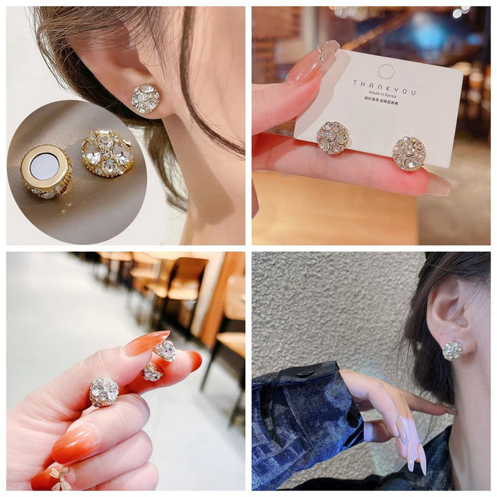 Wholesale Star Magnet Earrings Pearl Magnetic Earrings