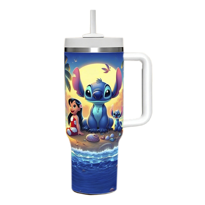 Wholesale Cartoon Character 40OZ Stainless Steel Insulated Ice Bullies Cup with Handle