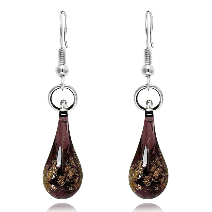 Wholesale Water droplet pendant, glass earrings, jewelry pendant, earring pendant