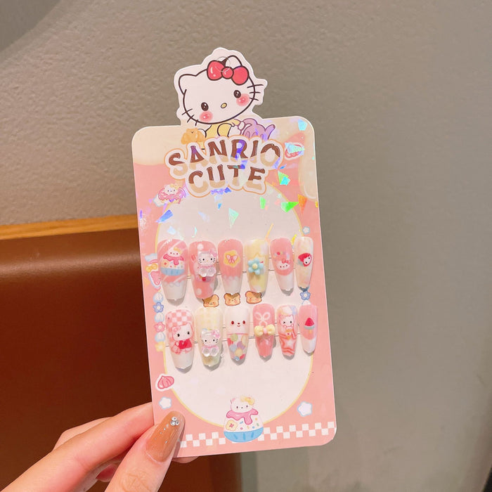 Wholesale children Long cute nail stickers