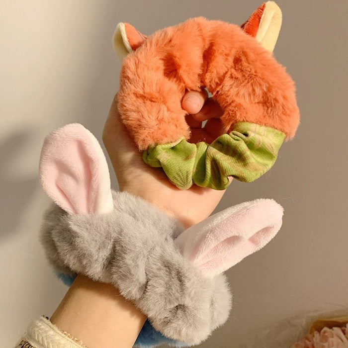 Wholesale Plush Hair Rope Rubber Hair Scrunchies