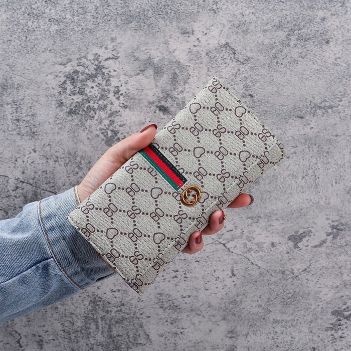Wholesale Retro PU Leather Women' s Clutch Wallet Letter Pattern Daily Matching Accessory