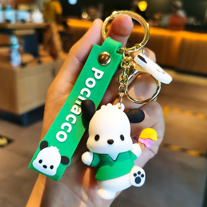 Wholesale Cartoon Doll 3D Rubber Keychain JDC-KC-Tingm083