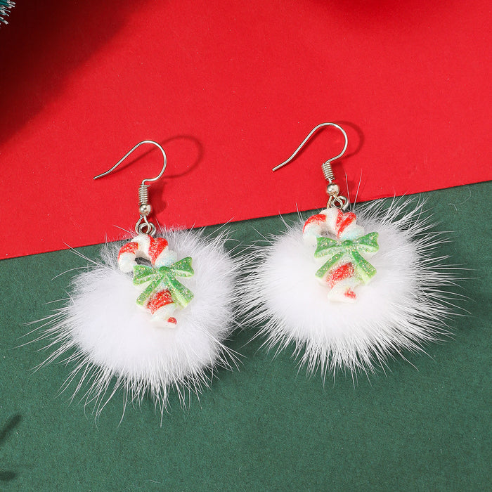 Wholesale Christmas Series Cartoon Cute Acrylic Earrings JDC-ES-JunJie006