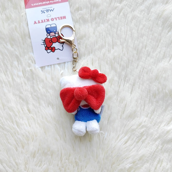 Wholesale Cute Bow Cat Plush Doll Keychain Pendant