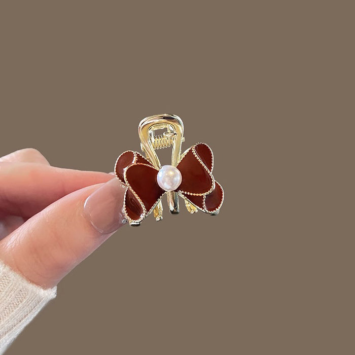 Wholesale Bow New small size Grab Clip Women' s Side Bangs Clip Hairpin Hair Accessories