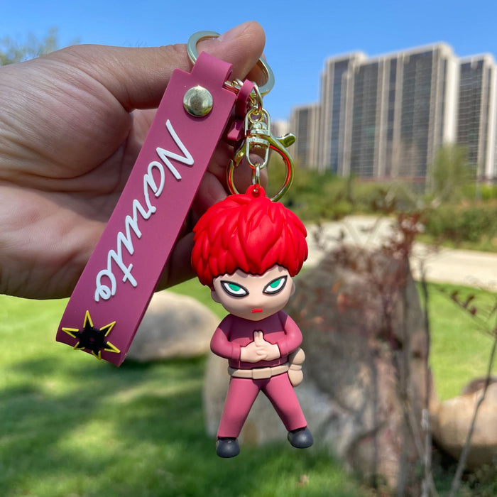 Wholesale PVC Anime Keychain Pendant Cartoon Student Backpack Pendant Car Keychain