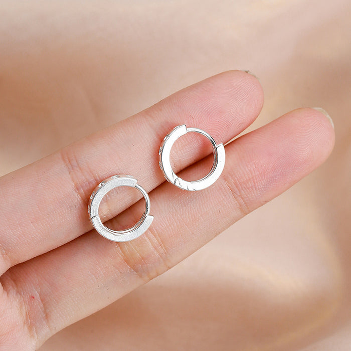 Wholesale Ear Ring silver Ring Earrings Women's Niche Design Earrings