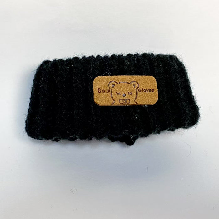 Wholesale Wear red heart sweater with letters and a hat,  a little bear knitted hat,  and a baby clothes