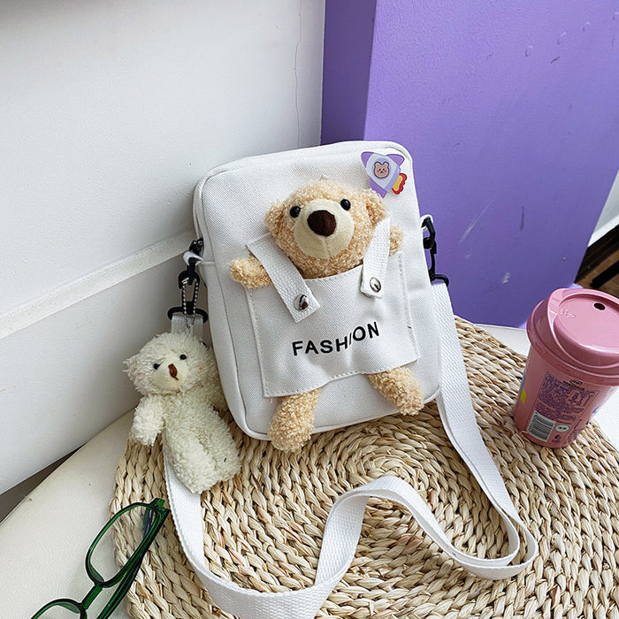 Wholesale Cute canvas bag crossbody new style with personality