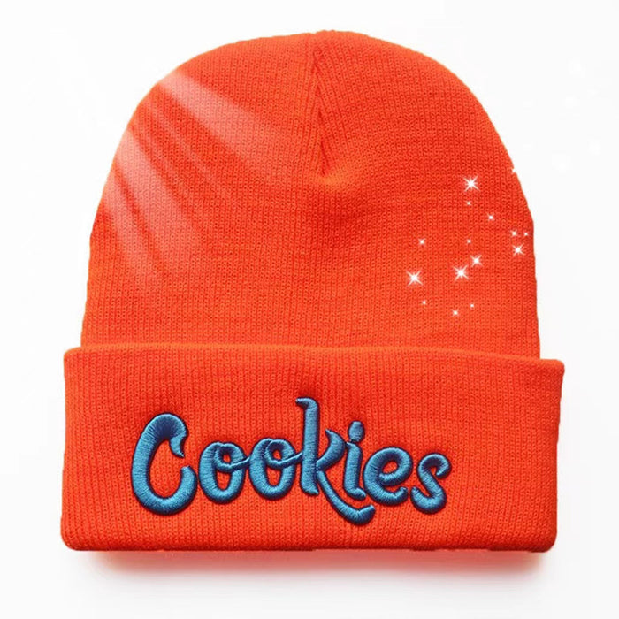 Wholesale Cookies Letters 3D Embroidered Knitted Wool Hat JDC-FH-HongHong013