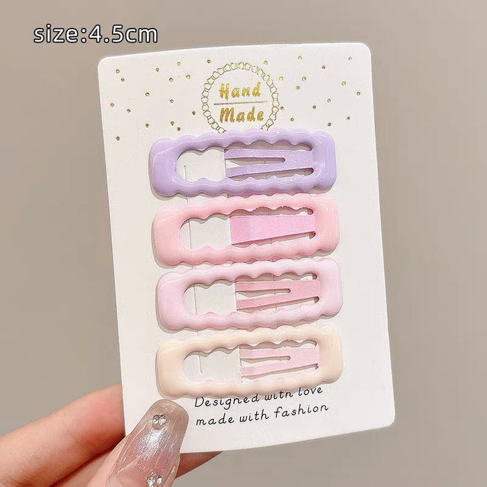 Wholesale Five-pointed star hair clip, hair clip, baby hair clip, bangs clip, children's alloy hair clip