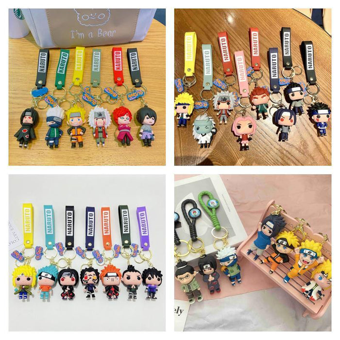 Wholesale Silicone Cartoon Doll Keychain JDC-KC-MingT231