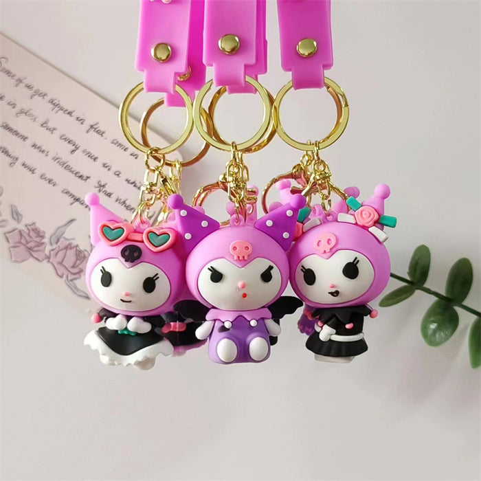 Wholesale Cartoon Silicone Doll Keychain JDC-KC-HaoXi010