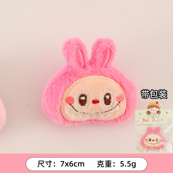 Wholesale Cartoon Plush Pendant Cute  Doll Brooch Bag Pendant Small Accessories