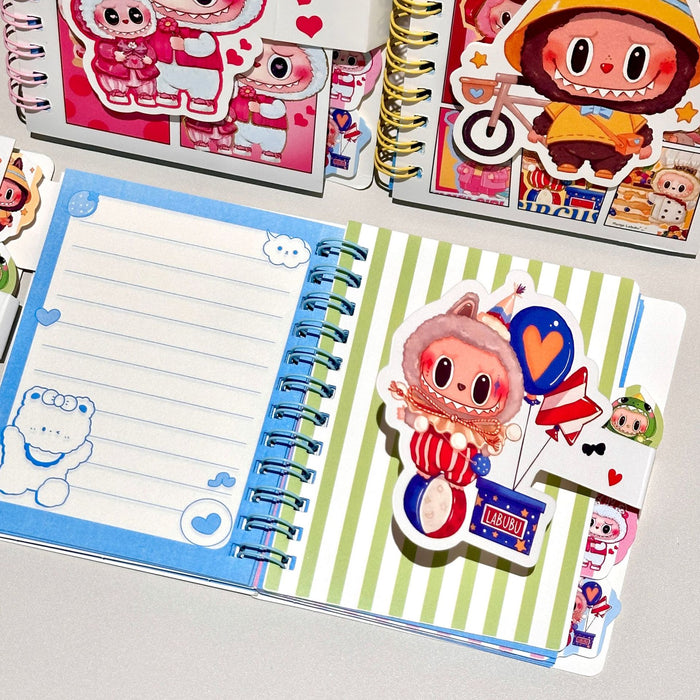 Wholesale A7 Coil Notebook Cute Cartoon Interlayer Notebook Memo Notebook Notebook Handbook