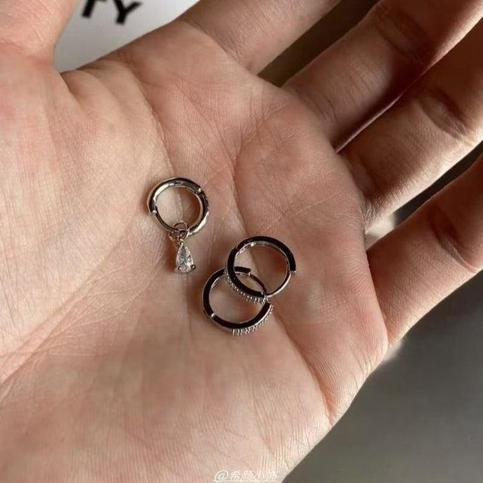 Wholesale Asymmetrical Water Drop Small Earrings for Women New Style