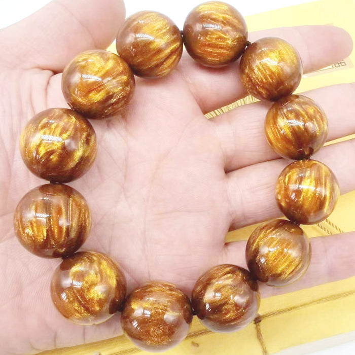 Wholesale Golden Sea Willow Hand String Buddha Pagoda Single Circle Buddha Bead National Style Jewelry