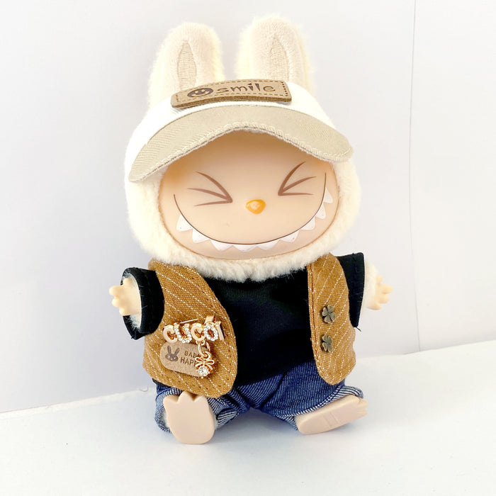 Wholesale Doll Clothes,  Vinyl Doll Clothes,  Denim Vest,  Casual Small Vest Outerwear