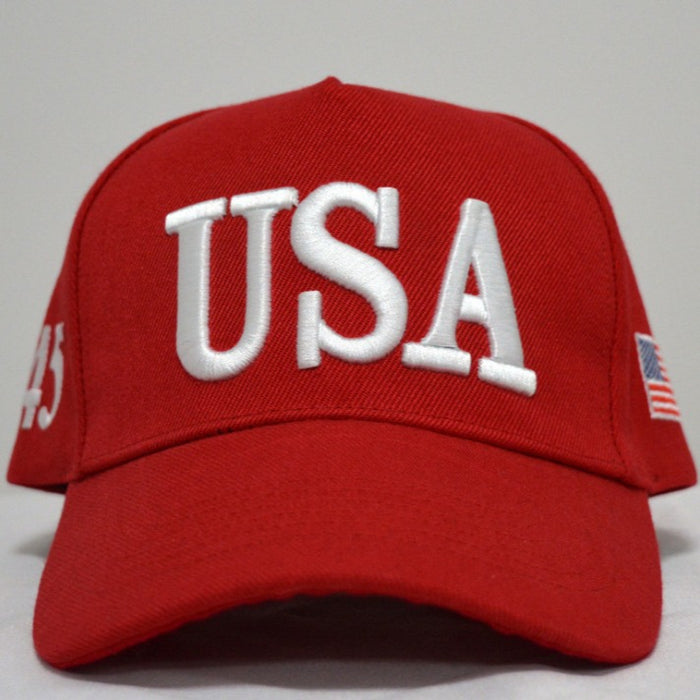 Wholesale Baseball caps with USA letter embroidery in various colors