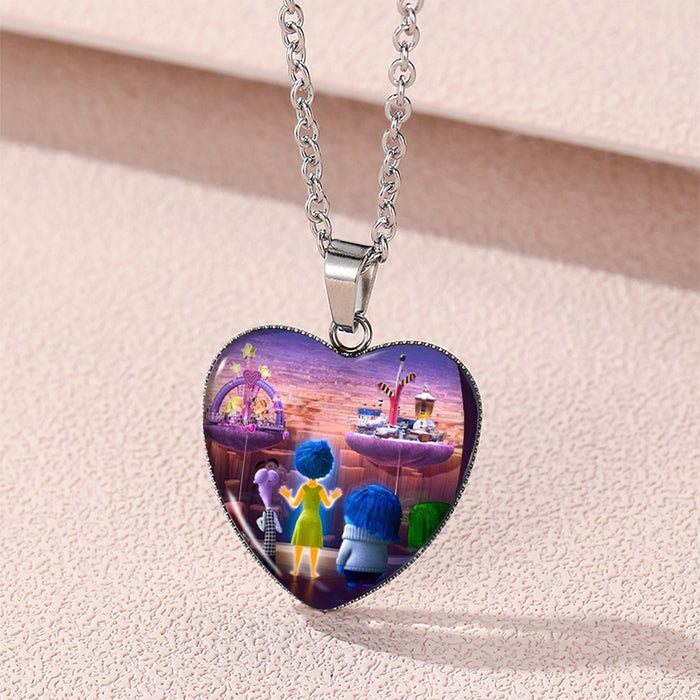 Wholesale Cartoon Alloy Children's Love Necklace JDC-NE-XiangL003