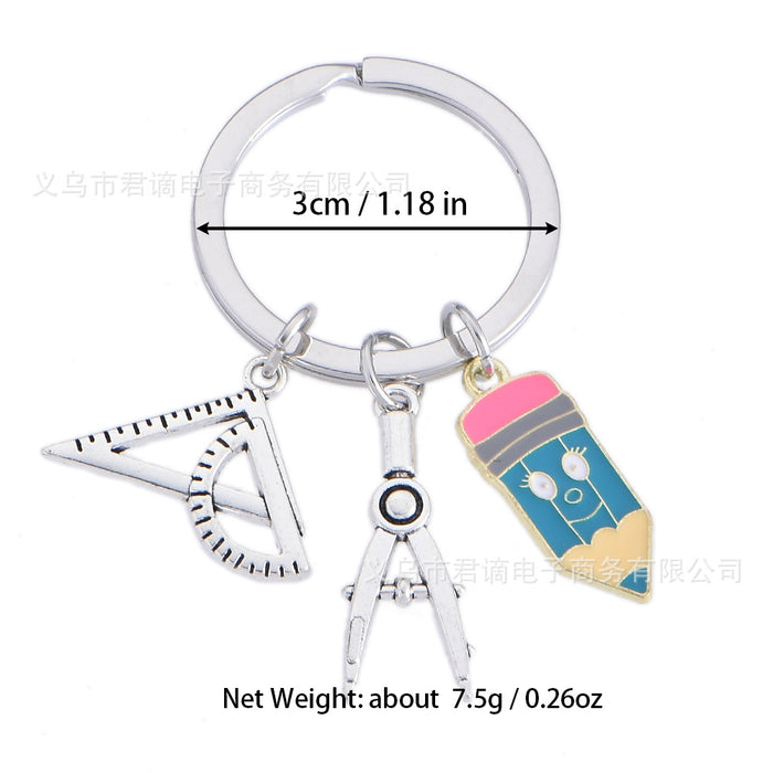 Wholesale Jewelry Pendant Learning Tool Key Chain Small Gift
