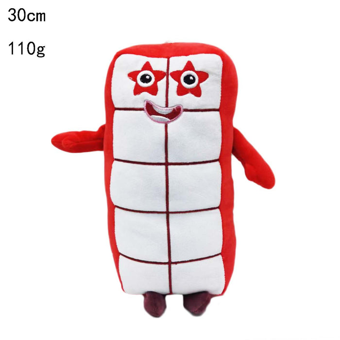 Wholesale Doll Number blocks digital building blocks plush toys early childhood education doll